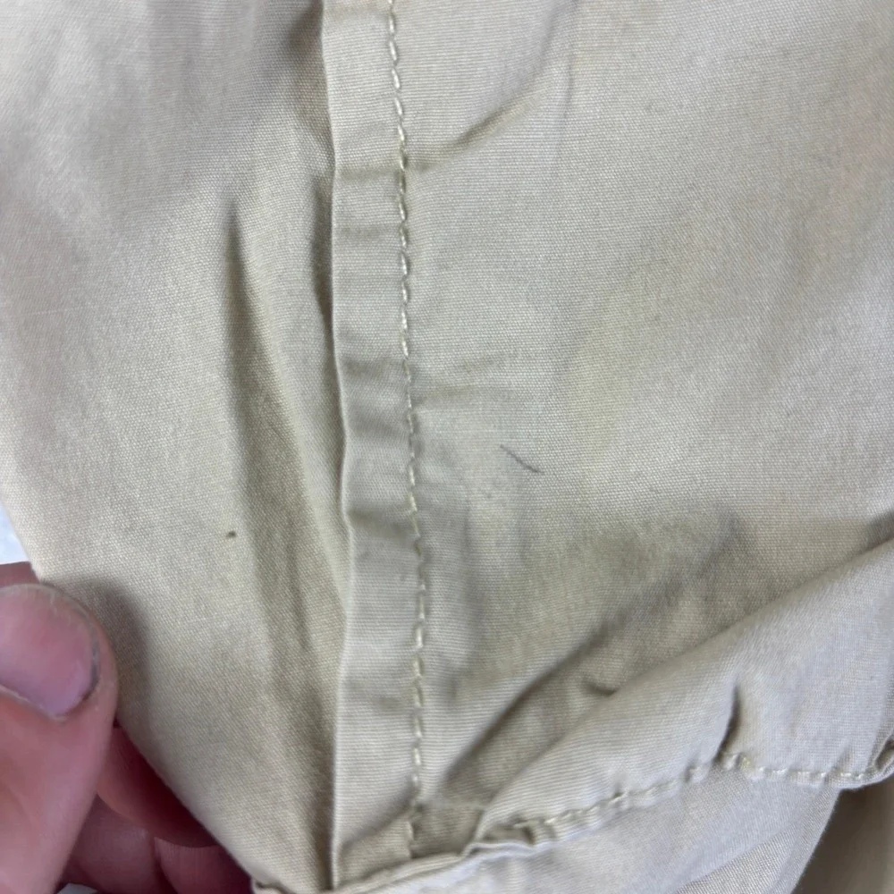 Mens Tan Cotton Twill‎ Cargo Shorts Casual Outdoor Utility Khaki Size 40